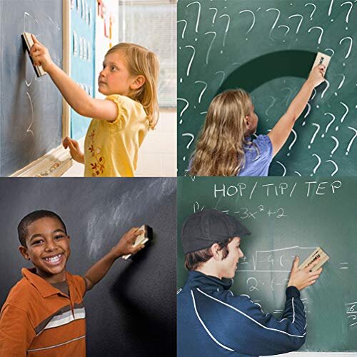 Children using chalkboards